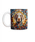 Weimaraner Suncatcher Artwork Ceramic Mug